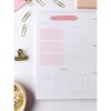 Weekly Planner Pad Tear Off 52 Undated Weekly Sheets_3