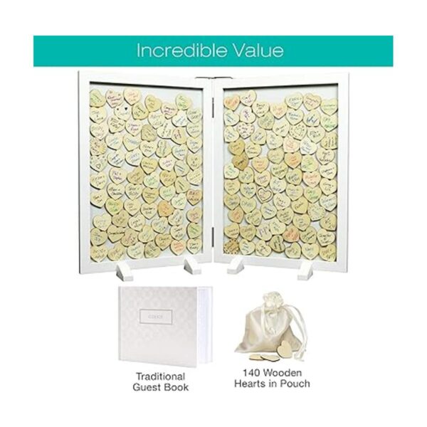 Wedding Guest Drop Top Frame Wedding Guest Book
