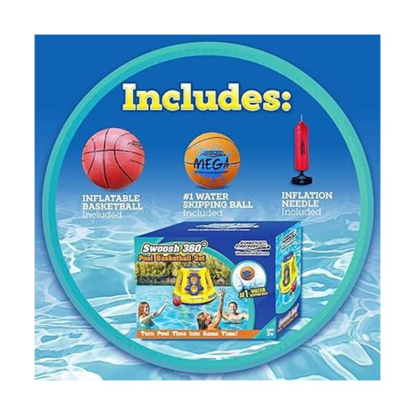Wave Runner Swoosh 360 Juego de aro de baloncesto para_5
