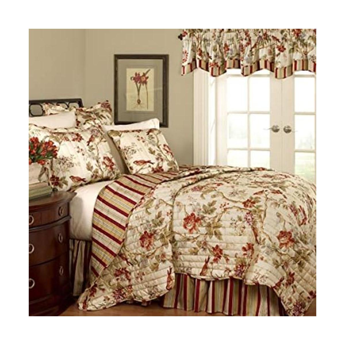 Waverly Charleston Chirp Juego de acolchado 3 piezas.