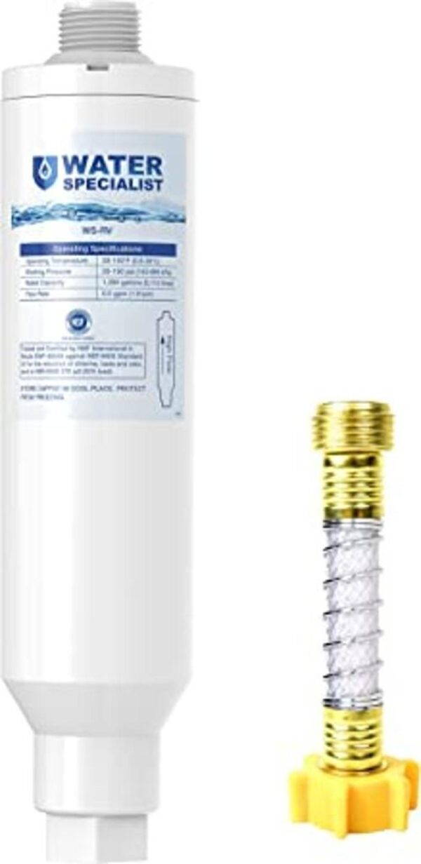 Waterspecialist Filtro de agua en línea RV con certificado