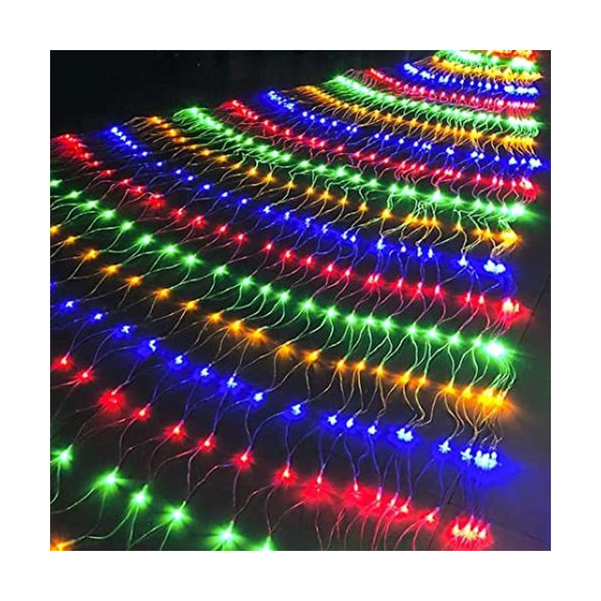 Waterglide Luces de red de Navidad para exteriores 12 x