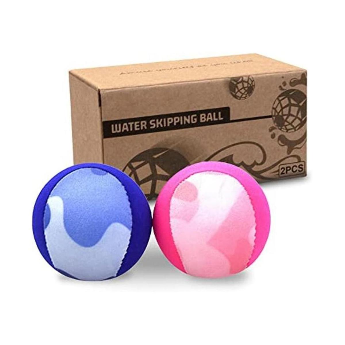 Water Skipping Ball Summer Beach Ball 2Pack Water Bouncing