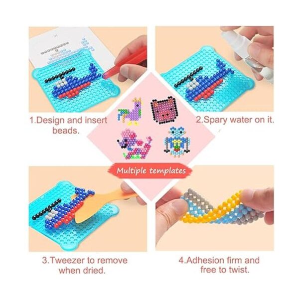 Water Magic Fuse Beads Juego de 24 colores 6000 cuentas_3
