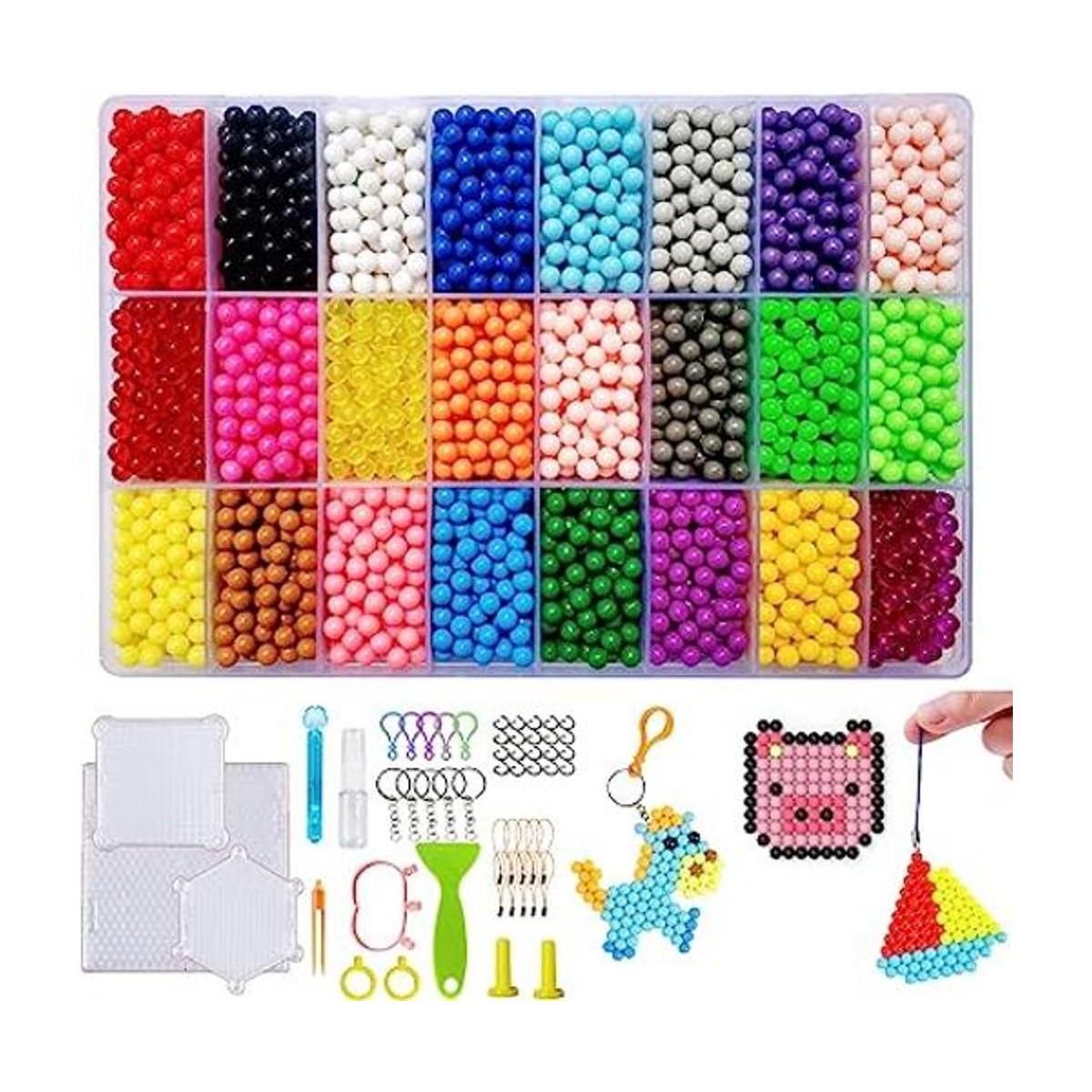 Water Magic Fuse Beads Juego de 24 colores 6000 cuentas