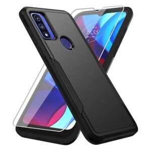 Warsia Funda para Moto G Pure con protector de pantalla_1