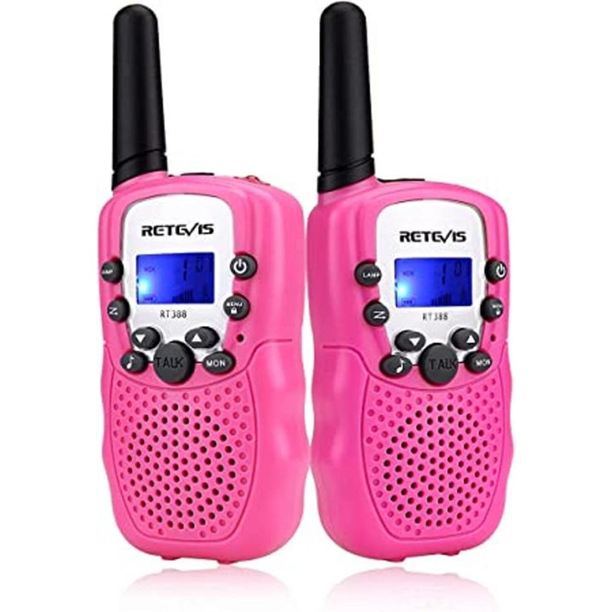 Walkietalkie de Retevis RT388 para niños 22 canales