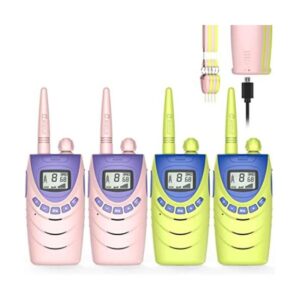 Walkie talkies recargables para niños 22 canales de largo_1