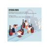 Walkie Talkies de juguete Retevis RT628 para niños con 22_6