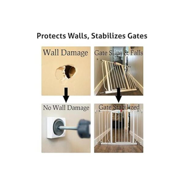 Wall Nanny El mini protector de pared para puerta de bebé_2