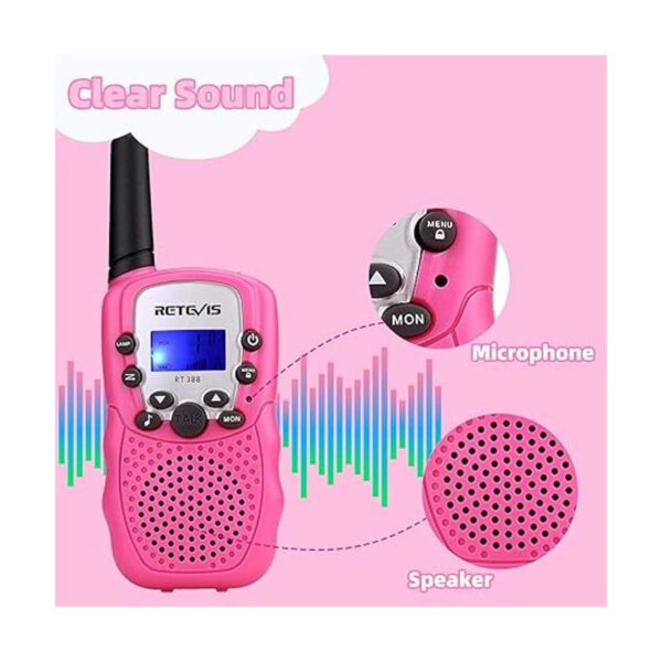 Walkietalkie de Retevis RT388 para niños 22 canales_4