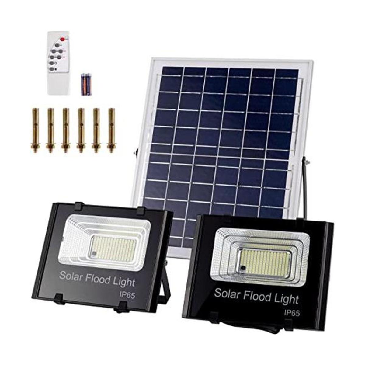 Wahzivox Luces solares de seguridad para exteriores