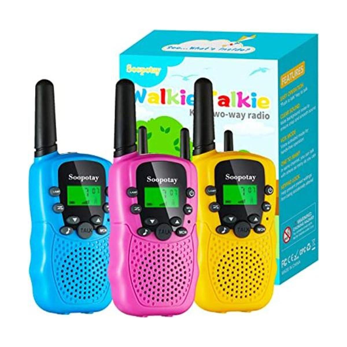 Walkie Talkie para niños 3 unidades juguetes Walkie