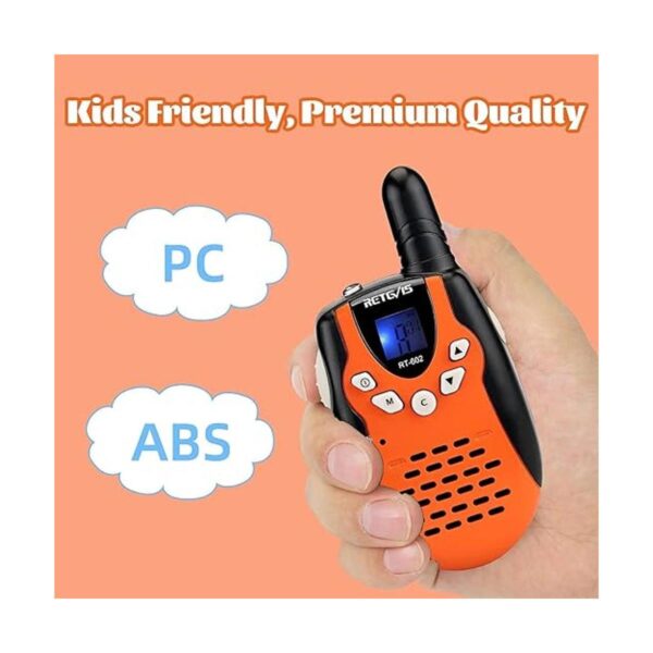 Walkie Talkies Retevis para niños recargables 22_5