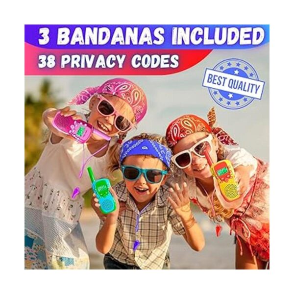 Waka Waka Walkie Talkies para niños paquete de 3_2