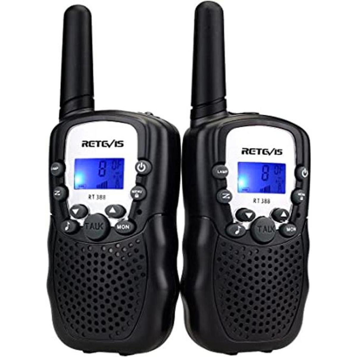 Walkie Talkie de juguete para niños Retevis RT388 licencia