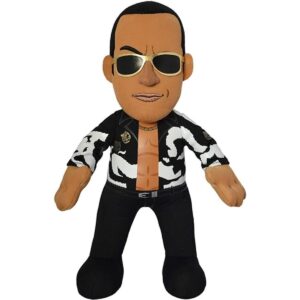 WWE Old School The Rock Figura de felpa de 10 pulgadas_1