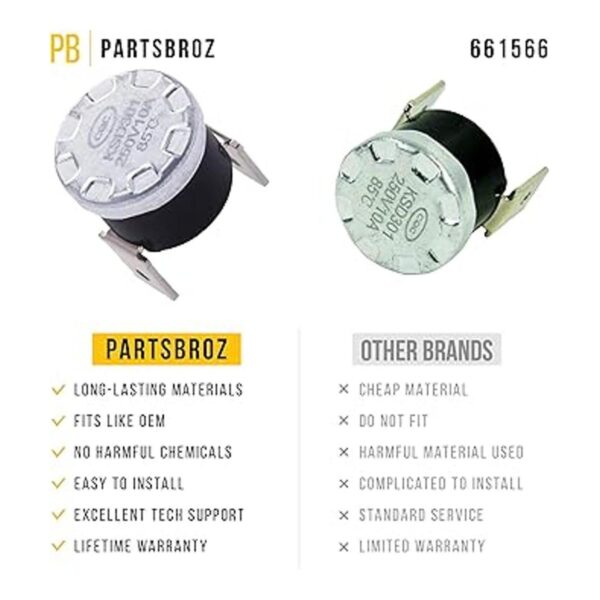 WP661566 661566 Termostato de alto límite de PartsBroz_4