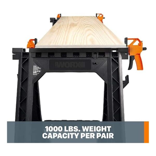 WORX WX065 par de morsas con barras abrazaderas con_4