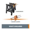 WORX WX065 par de morsas con barras abrazaderas con_6
