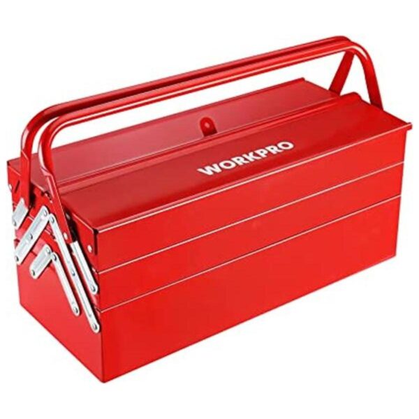 WORKPRO Caja de herramientas de metal caja de