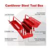 WORKPRO Caja de herramientas de metal caja de
