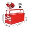 WORKPRO Caja de herramientas de metal caja de