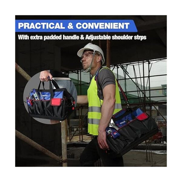 WORKPRO Bolsa de herramientas de 18 pulgadas con base