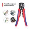 WORKPRO Juego de pelacables pelacables multiherramientas