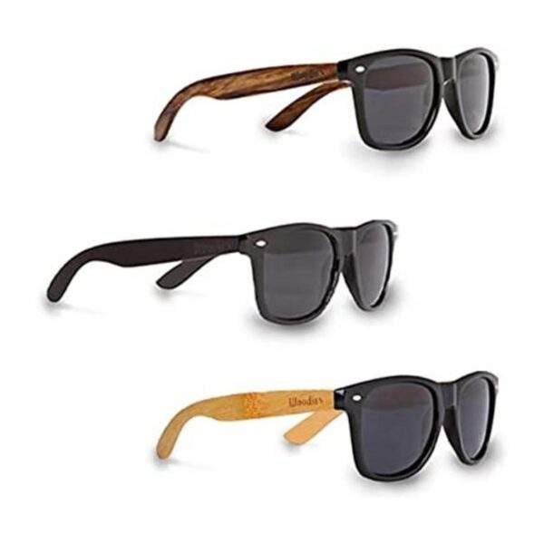 WOODIES Tres lentes de sol polarizados a granel Gafas de_1