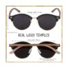 WOODIES Gafas de sol polarizadas de madera de nogal para_2