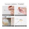 WOBANE Kit de iluminación para debajo del gabinete 6
