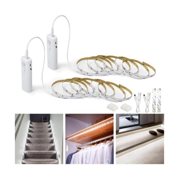 WOBANE Tira de luz recargable con sensor de movimiento_1