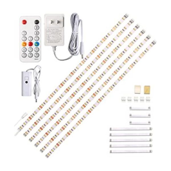WOBANE Kit de iluminación para debajo del gabinete 6