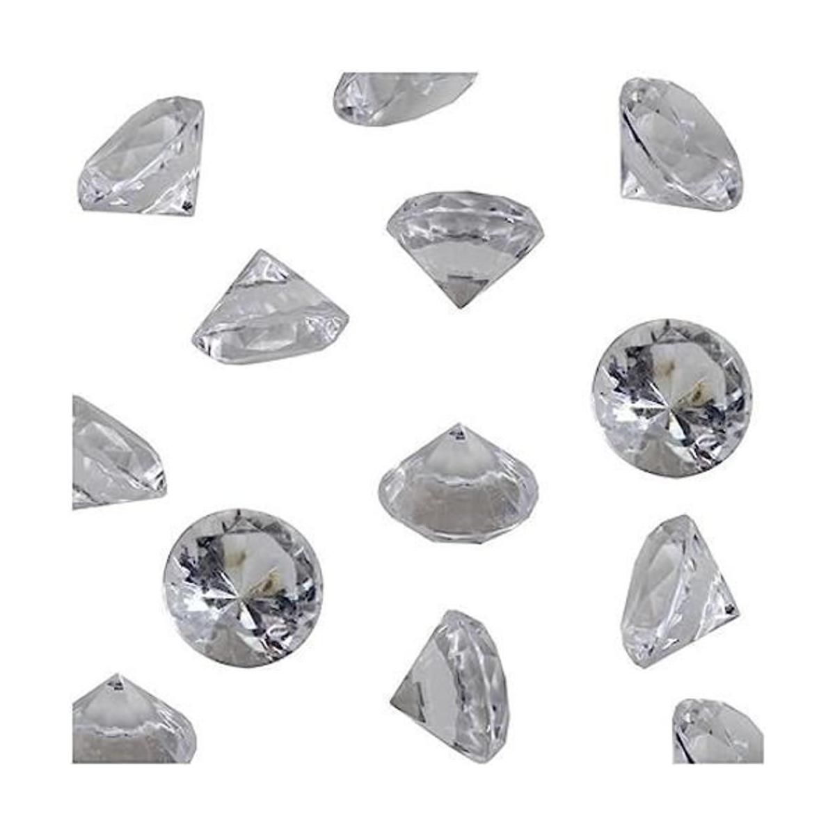 WELMATCH Rellenos de jarrón de diamantes acrílicos
