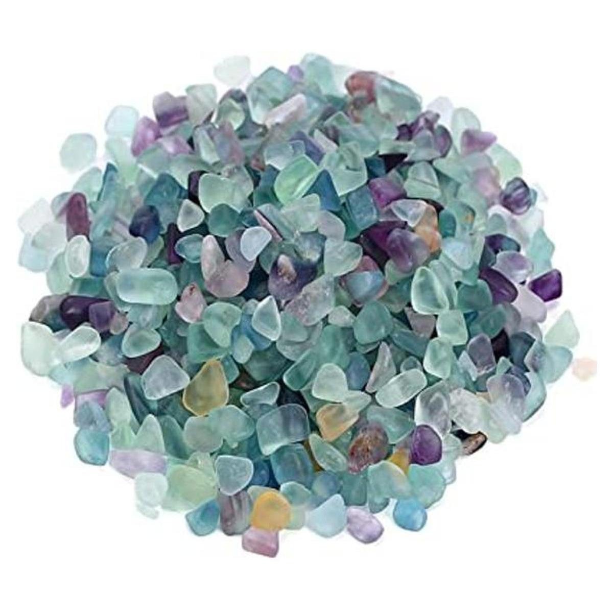 WAYBER Piedras de cristal decorativas 1 libra16.23 oz