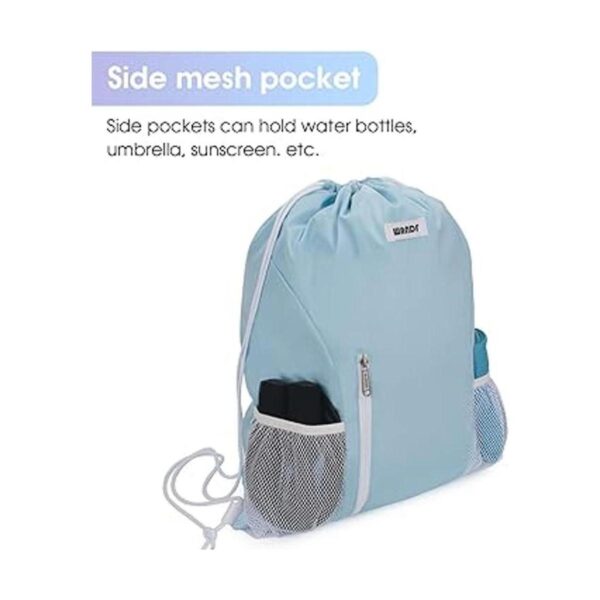 WANDF Mochila deportiva con cordón mochila de gimnasio_4