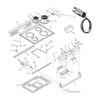 WB2X8228 Kit de receptáculo y alambre para gamas de punto