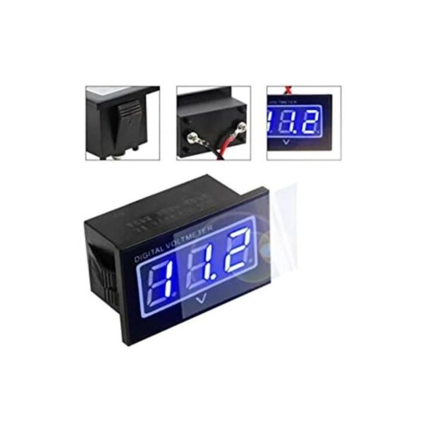 Voltímetro LED para carrito de golf de 48 V medidor de_1