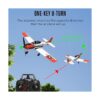 Volantex Avión RC de 2.4 GHz con control remoto de 4_5