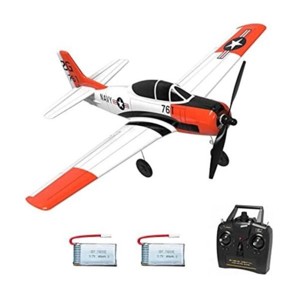 Volantex Avión RC de 2.4 GHz con control remoto de 4_1