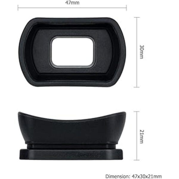 Visor de cámara de silicona suave para Nikon D780 D750_2