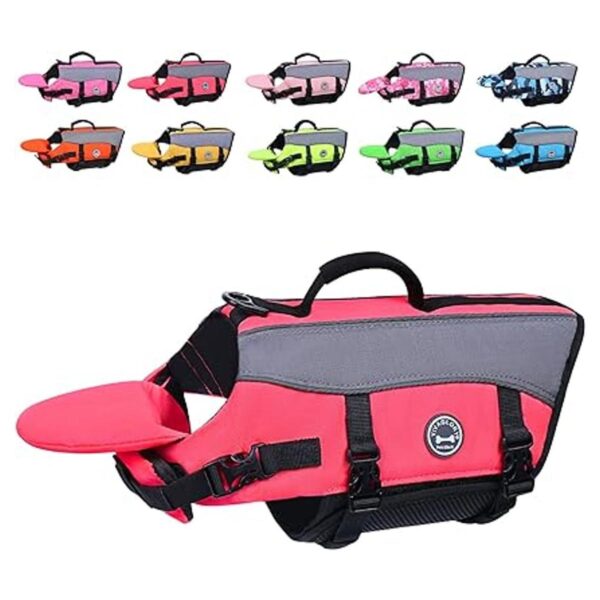 Vivaglory Chaleco salvavidas para perros con acolchado_1