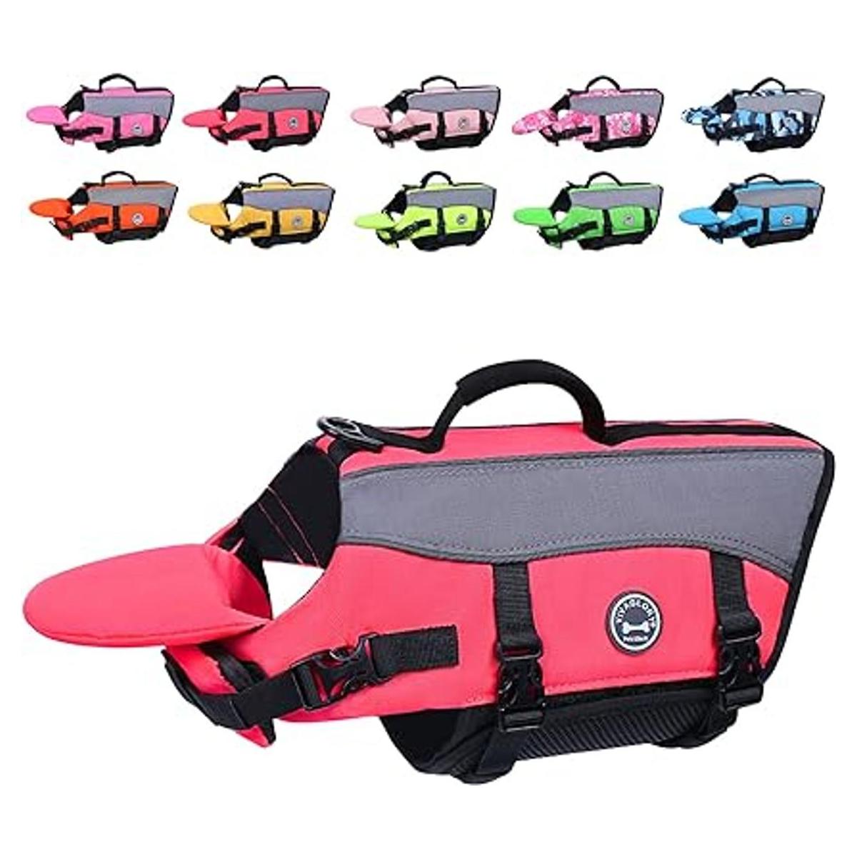 Vivaglory Chaleco salvavidas para perros con acolchado