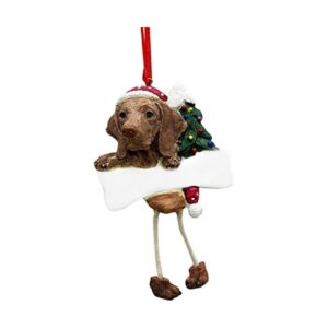 Viszla Adorno de Navidad con diseño de patas colgantes_1
