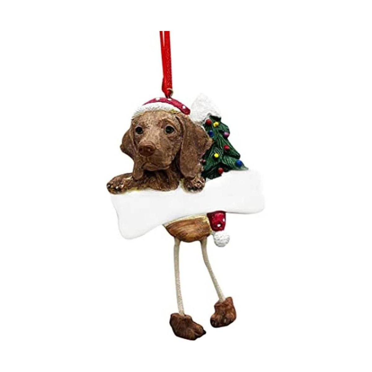 Viszla Adorno de Navidad con diseño de patas colgantes
