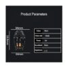 Vistatech Altavoz de llama LED altavoz Bluetooth llamas_6