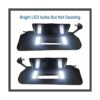 Visera solar automotriz con luces LED brillantes_4