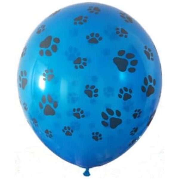 Vision 30 globos de fiesta con estampado de patas de_4