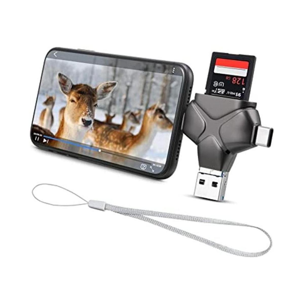 Visor de cámara SD lector de tarjetas compatible con